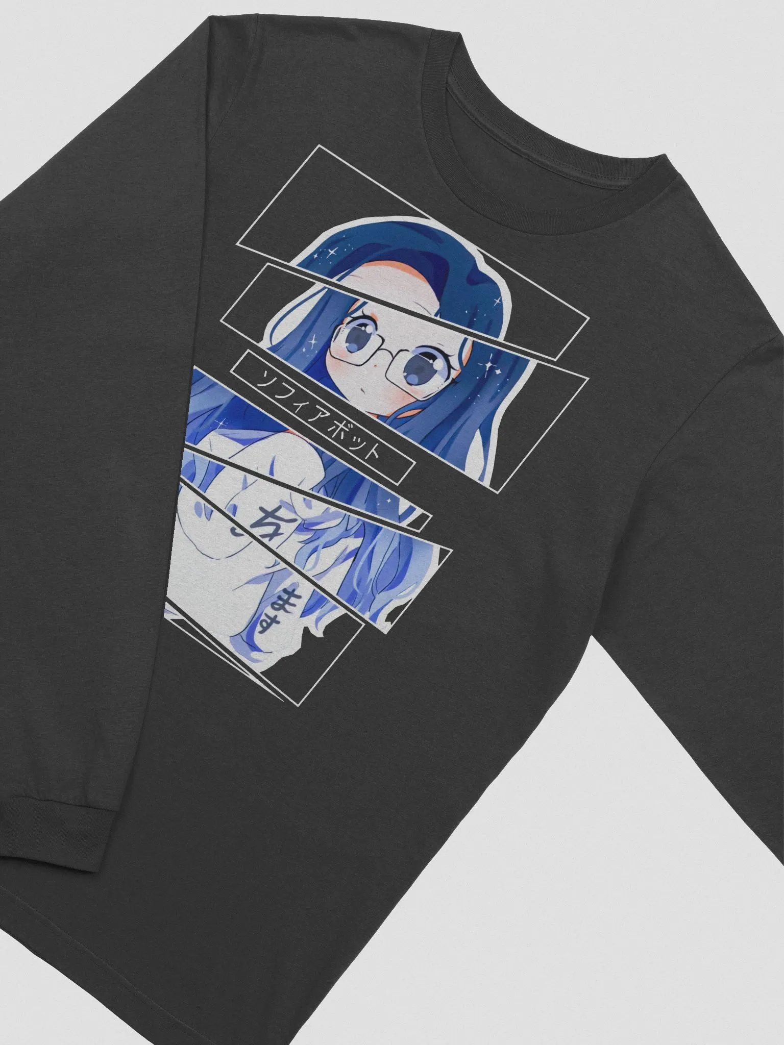 sophiabot shattered longsleeve black product image (4)