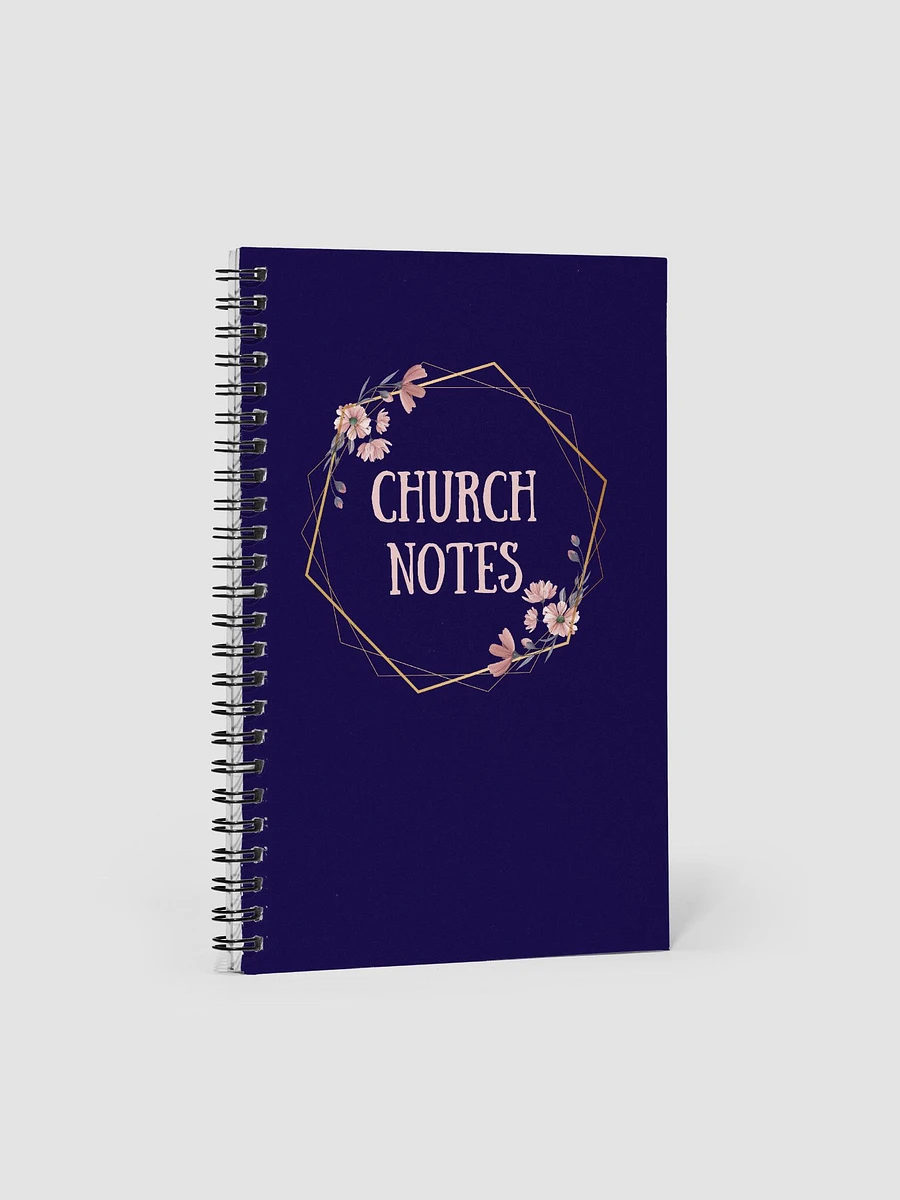 Navy Floral Church Notes Journal product image (1)