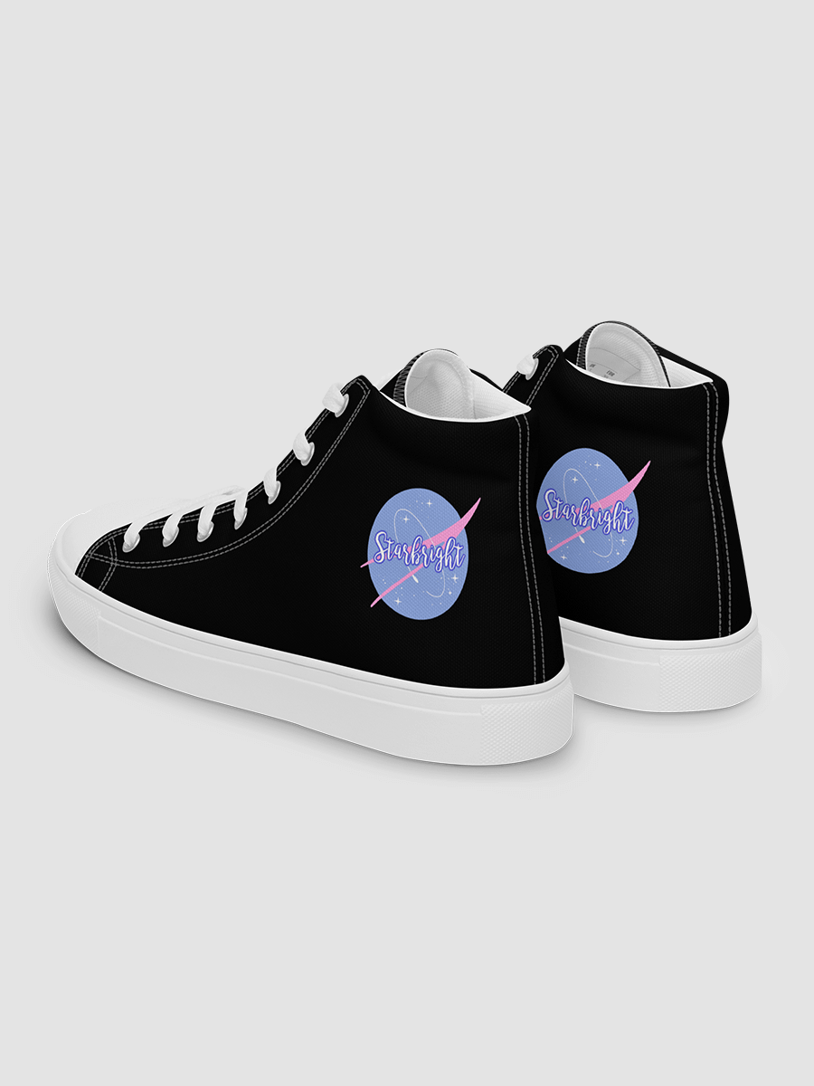 Black Starbright The Band Women's High Top Canvas Shoes product image (9)