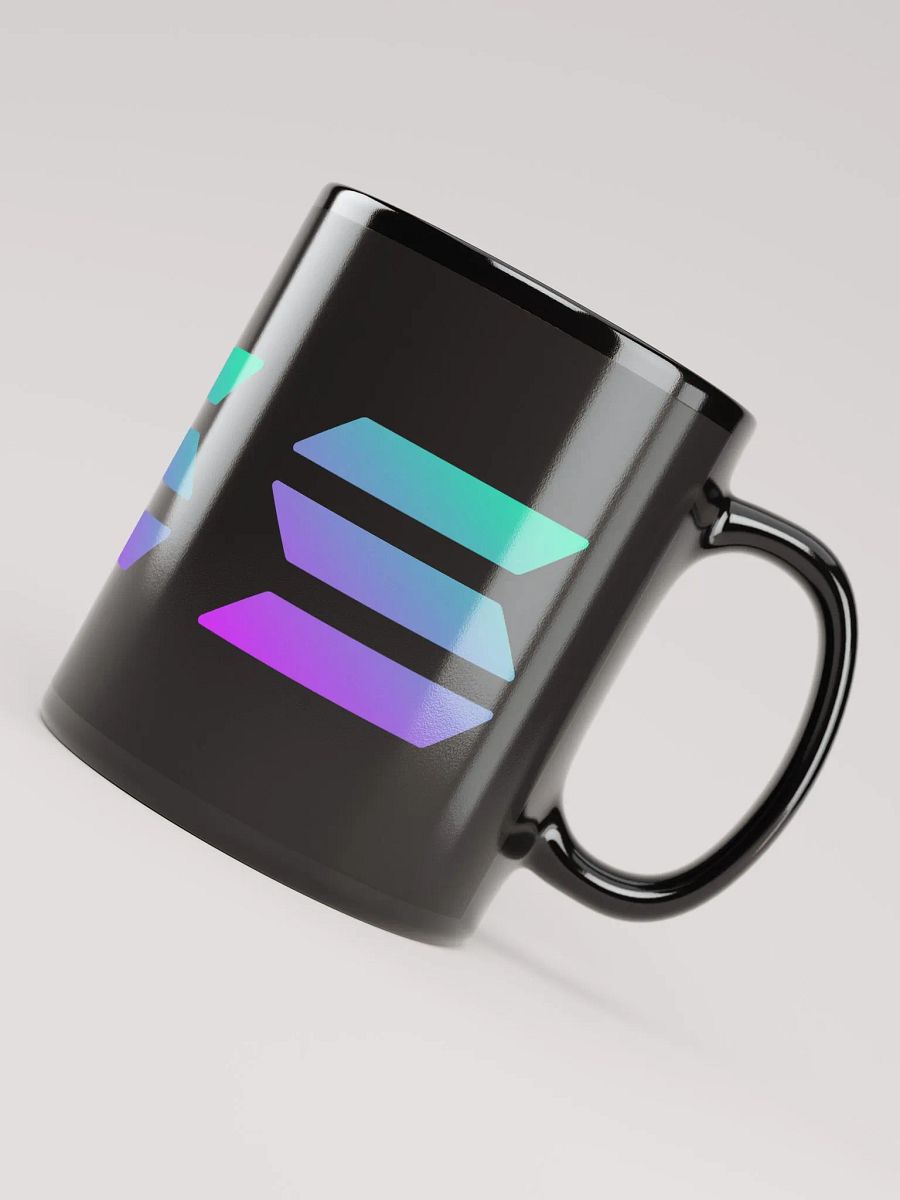 Solana Logo Black Mug product image (1)