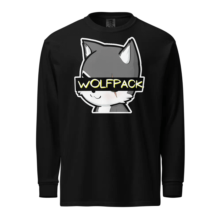 Unisex WOLFPACK Long Sleeve Shirt (Chibi Wolf) product image (1)