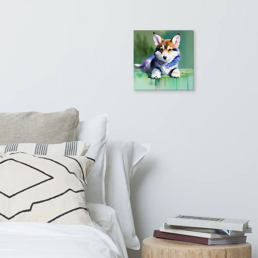 Cute Dog Digital Painting - v3 product image (6)