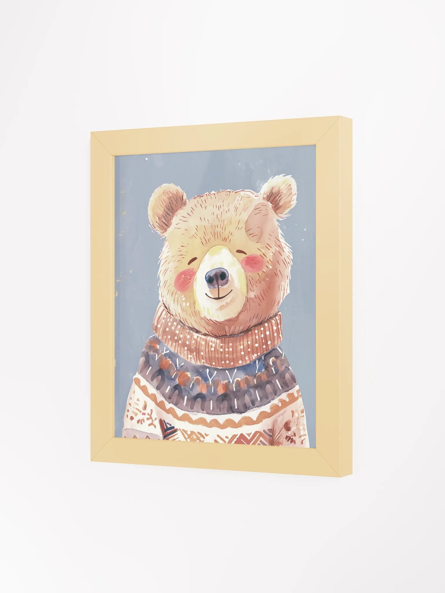 Cozy Bear Framed Matte Poster product image (5)