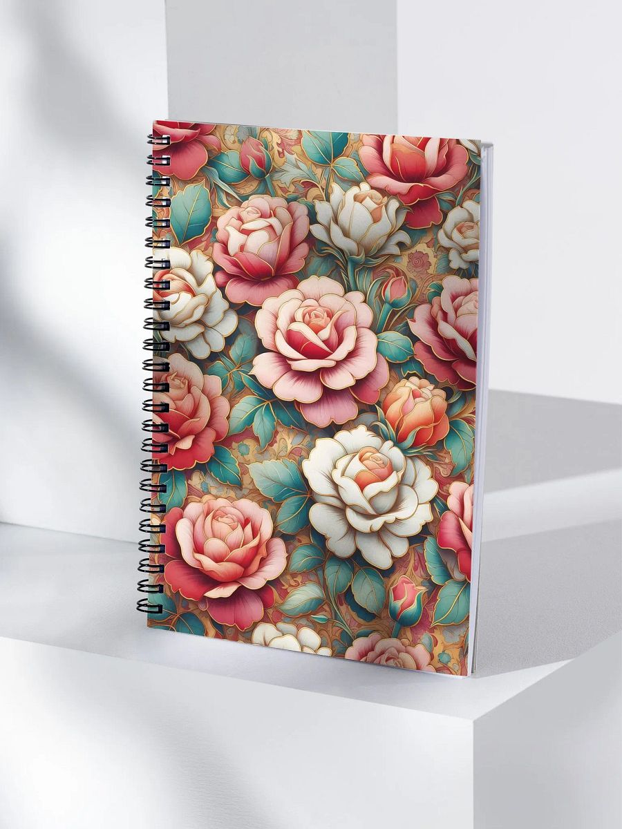 Royal Floral Spiral Notebook product image (4)