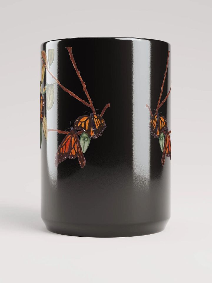 MONARCHS black glossy mug product image (2)