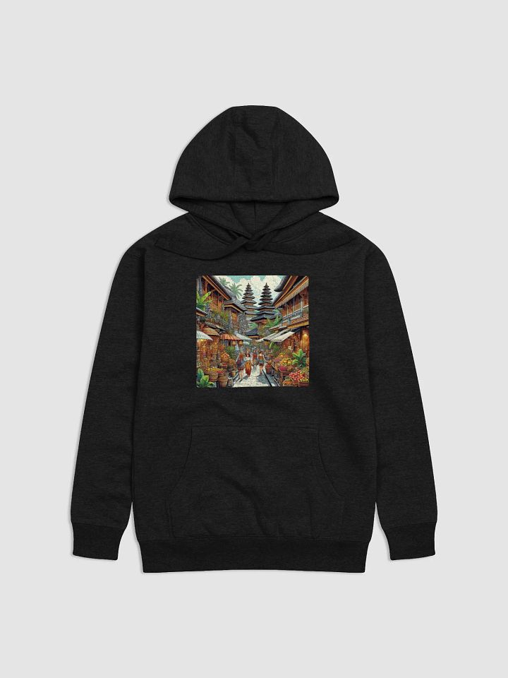 Bali Market Vibes Hoodie | AI work Ubud Bali product image (4)