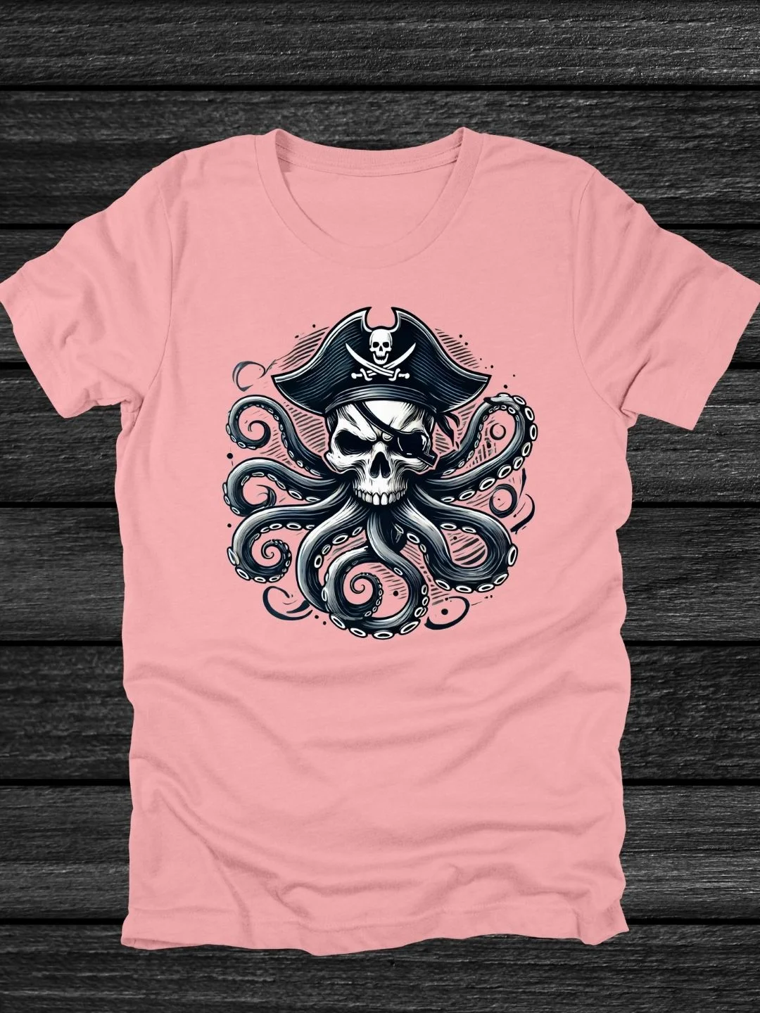 Pirate Tentacle Skull T-Shirt product image (5)