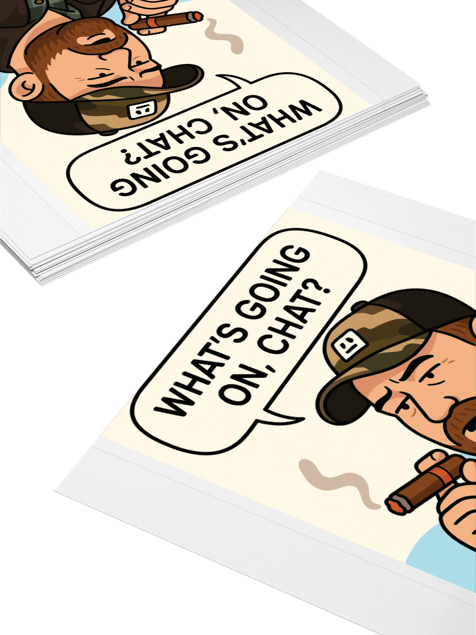 Bearded Chat Sticker Set product image (8)