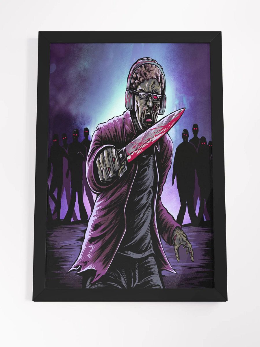 ZombieSlayer2948 Horror Edition Rectangle Framed High-Quality Matte Poster (in) product image (4)
