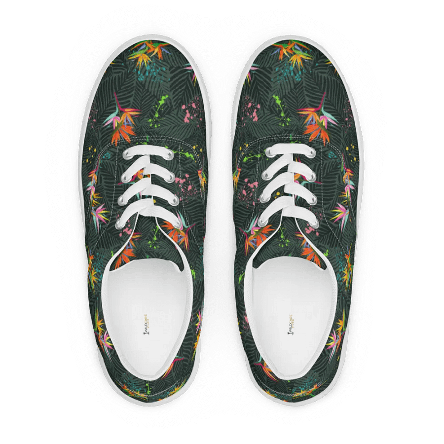 Birds of Paradise Lace-Up Canvas Shoes product image (5)