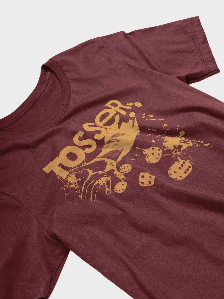 Tosser Dice Rolling Unisex T-shirt for Board Gamers - Cardinal product image (5)