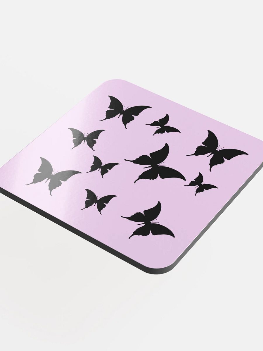 Butterflies - Glossed Cork Coaster product image (4)