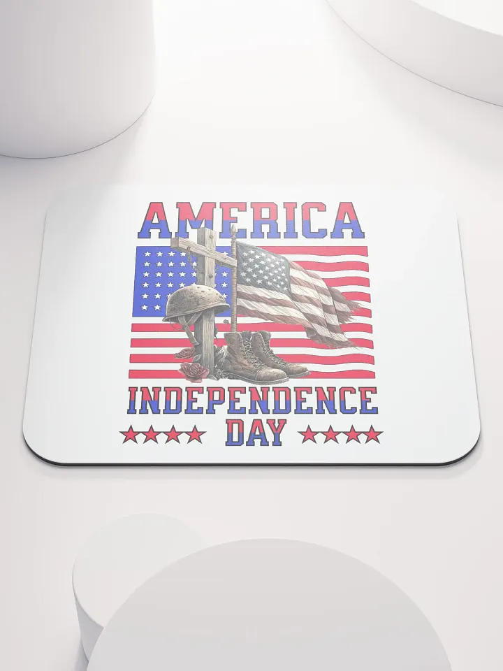 America Independence Day Patriotic Tribute Mouse Pad product image (2)