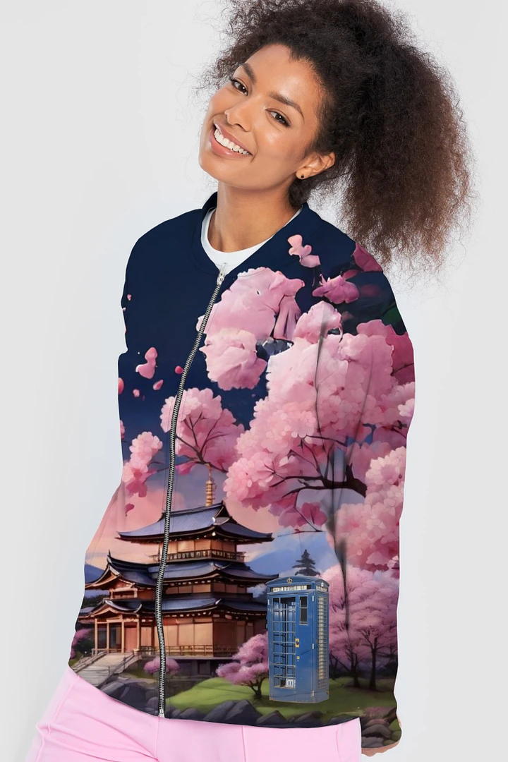 Dr Who Tardis in Japan All Over Print Bomber Jacket product image (1)