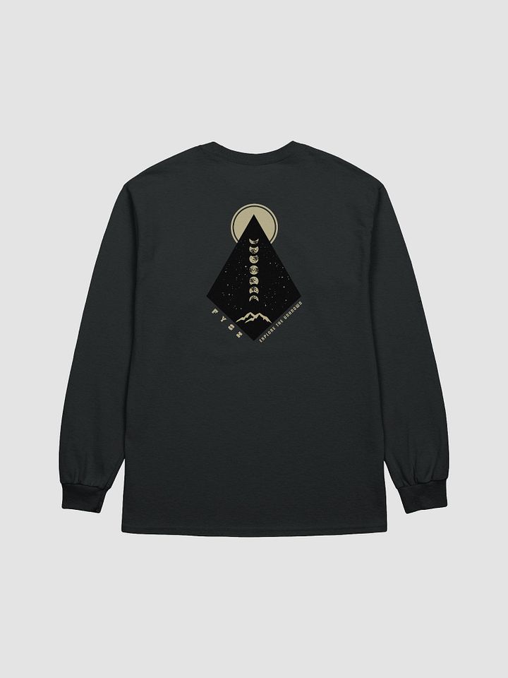 Moon Phase cotton Long Sleeve graphic t-shirt product image (2)