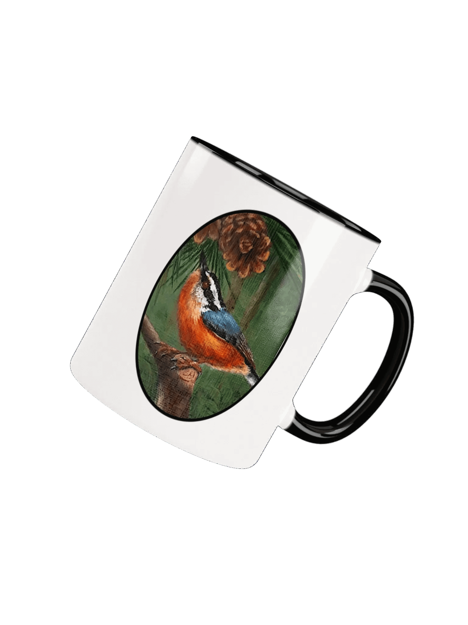 Red Breasted Nuthatch Ceramic Mug product image (30)