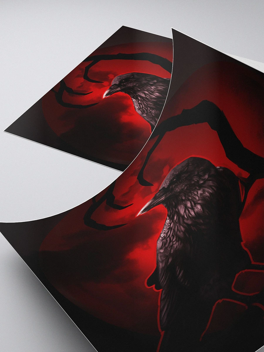 Blood Moon Raven's Night Sticker product image (4)
