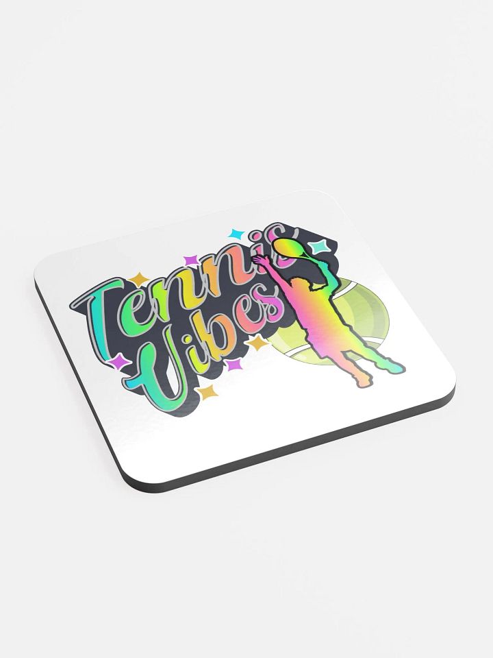 Tennis Vibes Male Neon Rainbow Coaster Set product image (2)