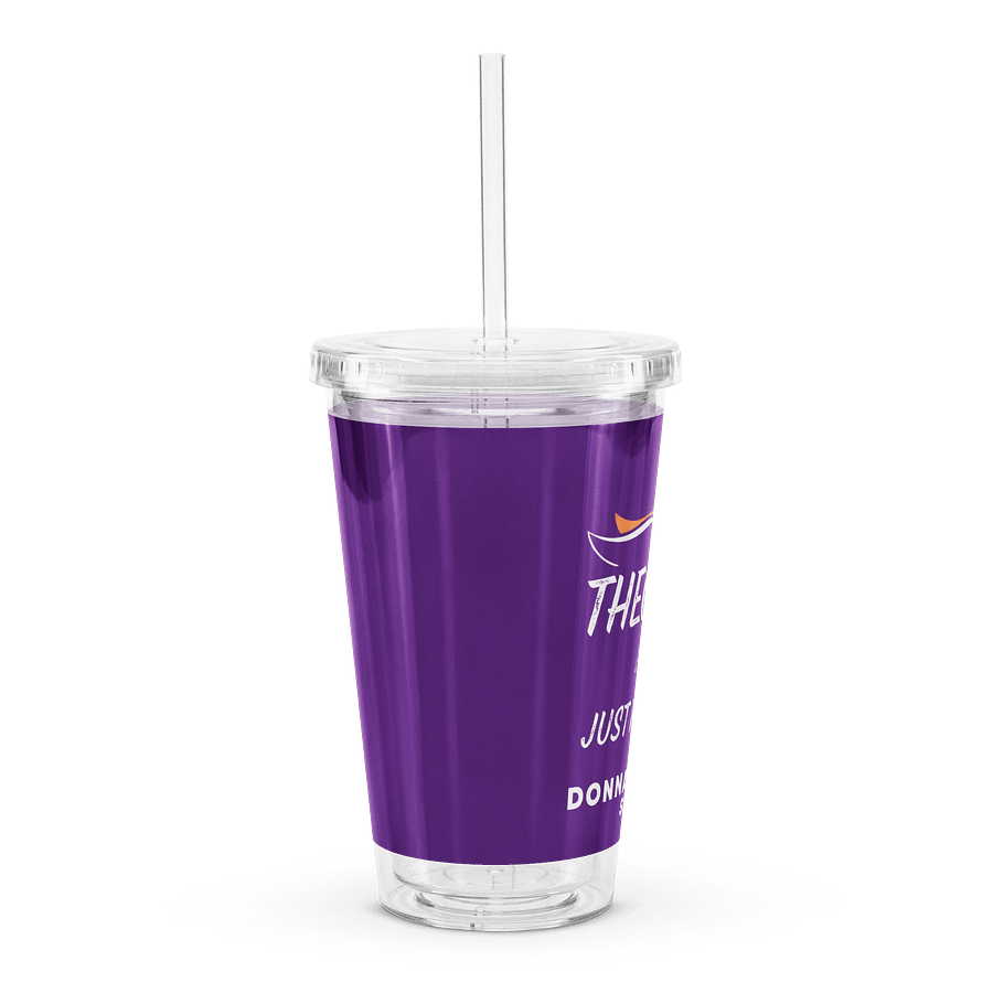 Theology Isn't Just for Boys Double Wall Clear Plastic Tumbler product image (3)