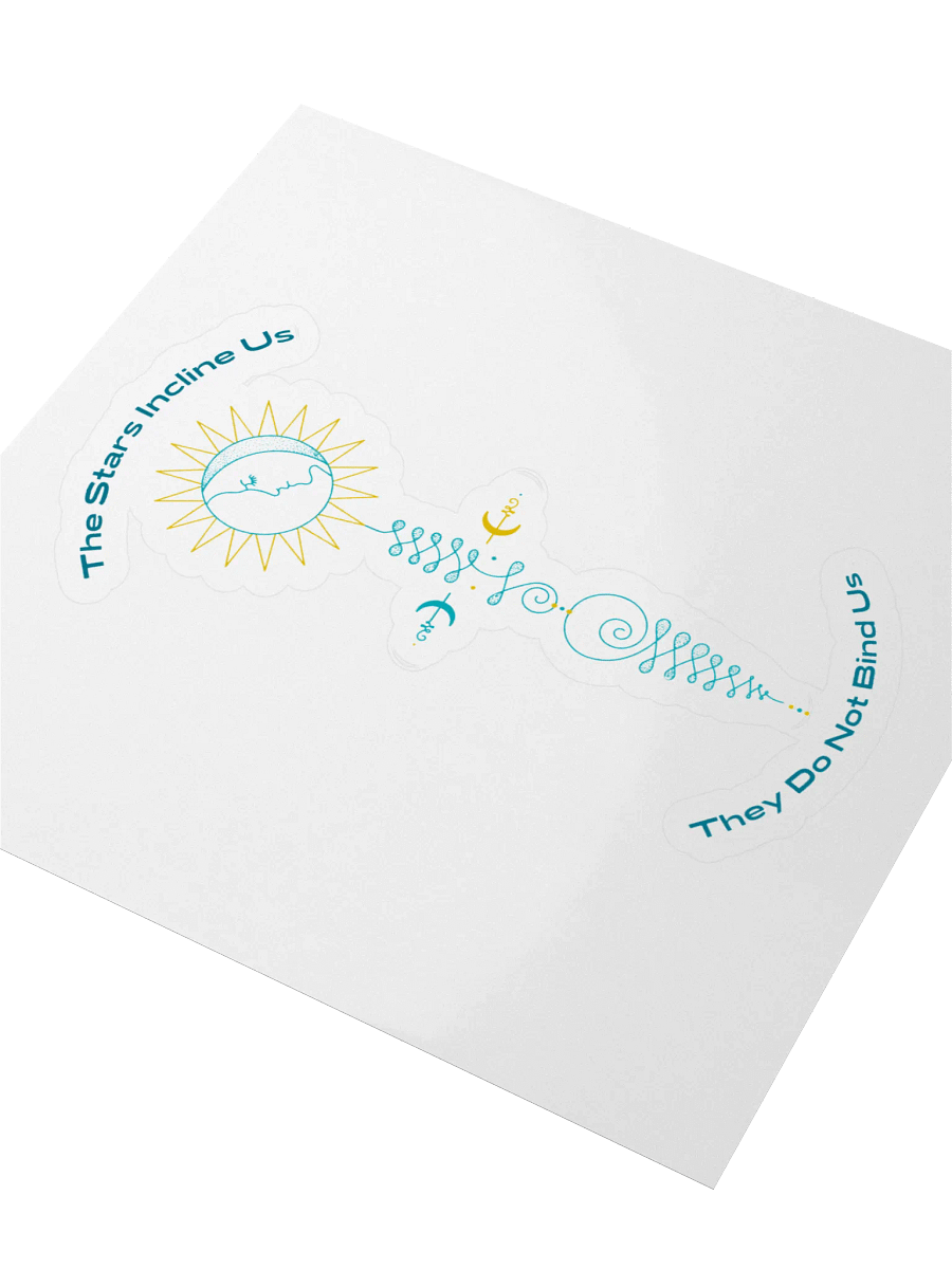 Celestial Embrace Kiss Cut Stickers product image (3)