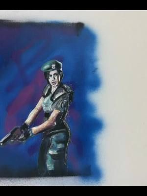 A little visual representation of an experiment I’m working on 🧟‍♂️🧟‍♀️🧟 time lapse video and process video coming soon! #residentevil #jillvalentine #ilovejillvalentine #residentevil1 #artexperiment #residentevilremake #videogames #videogameart #videogameartist #horror #horrorart #horrorartist #horrorpainting #art #artforsalebyartist #experimentalart #zombie #zombies #zombieart #jillvalentineart #residentevilart #residentevilartwork #doublecanvas #doublecanvasart 