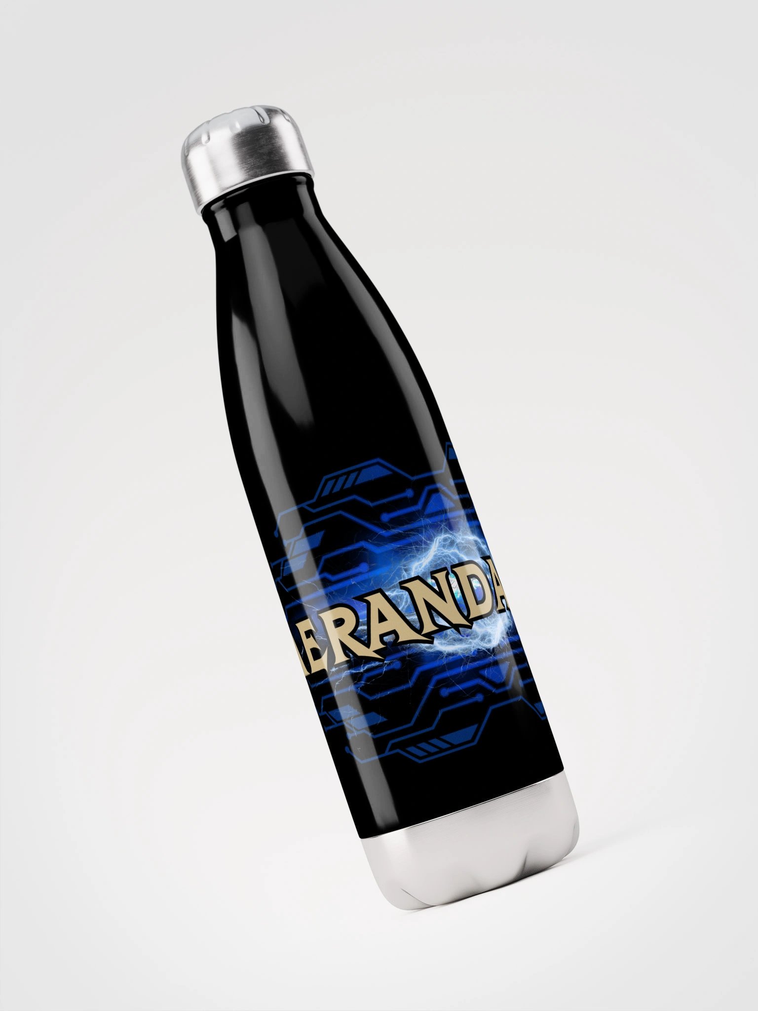 Aerandariel Electric Blue Stainless Water Bottle product image (5)
