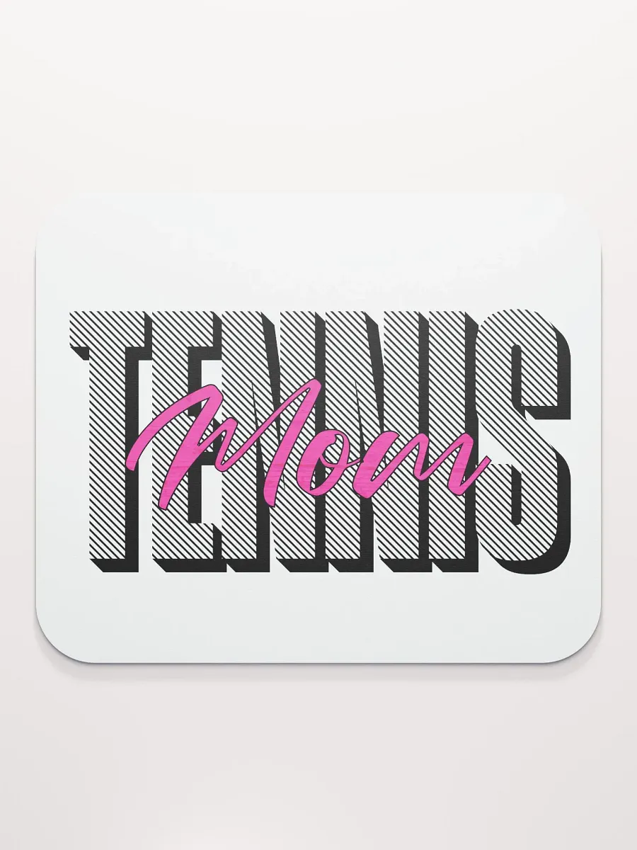 Tennis Mom Trendy Mouse Pad product image (2)