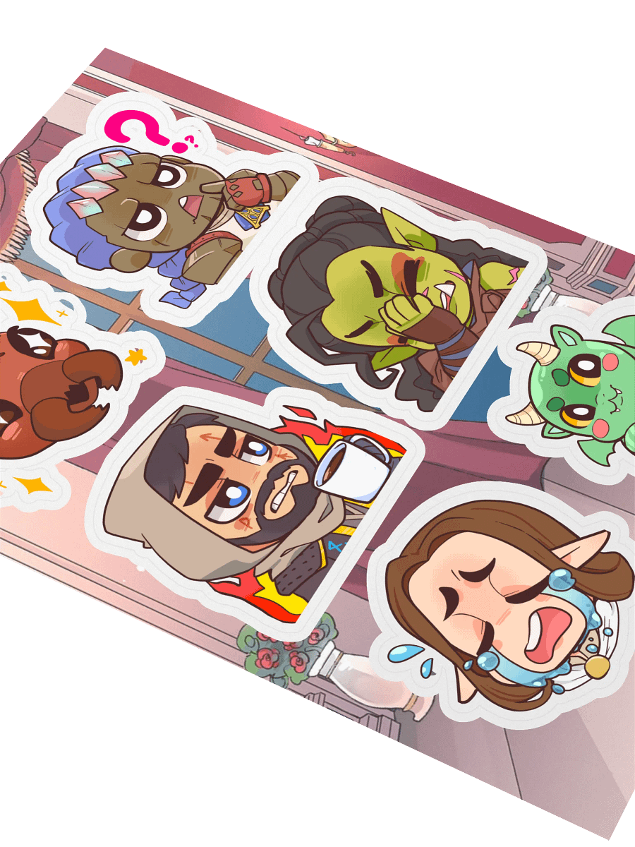 Emote Sticker Sheet product image (5)
