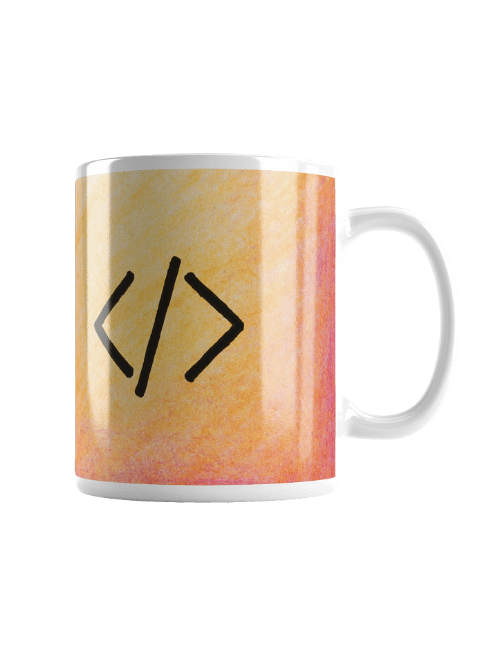 Code Tags Developer Mug (Peach) product image (2)