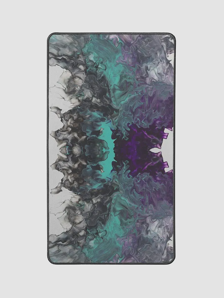 Acrylic Pour Printed 12 x 22 Desk Mat - Original FCCA Design product image (1)