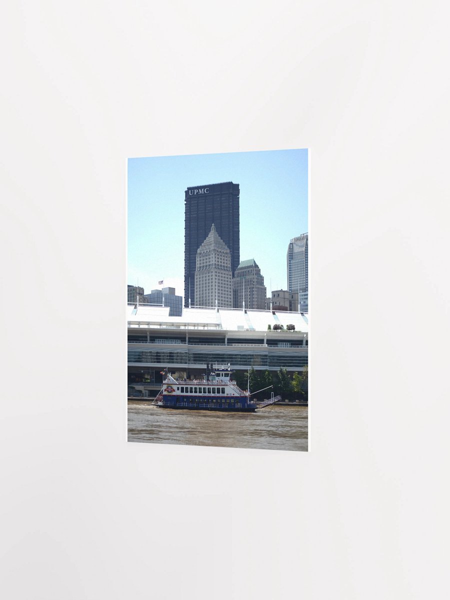 Pittsburgh - U.S. Steel Tower, Gulf Building, Convention Center and Gateway Clipper - print/poster product image (2)