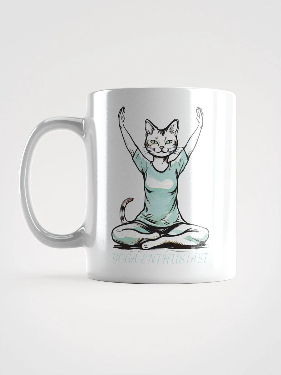 Funny Yoga Cat Mug for Yoga Enthusiasts - Cute Yoga Pose Cat Mug - Perfect Gift for Cat Lovers and Yoga Fans product image (6)