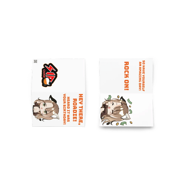 Sid Calico birthday card product image (2)