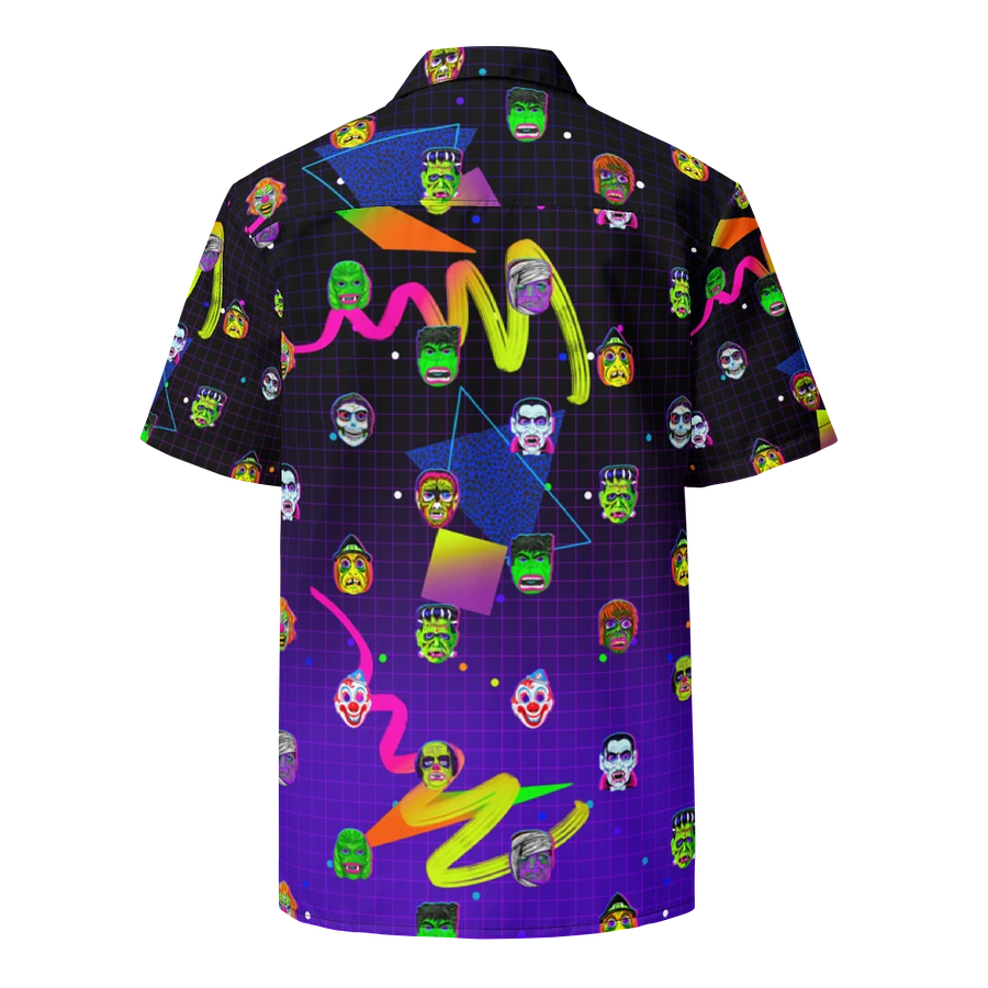Horror Icons Hawaiian Button up product image (2)