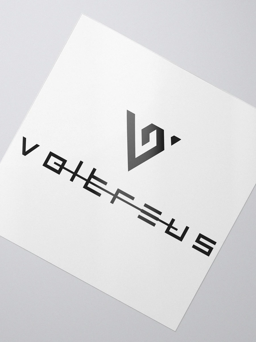 White logo Sticker product image (2)
