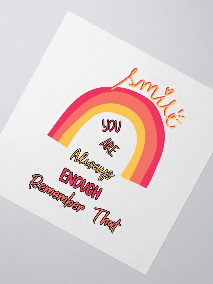 Rainbow Smile Affirmation Stickers product image (2)