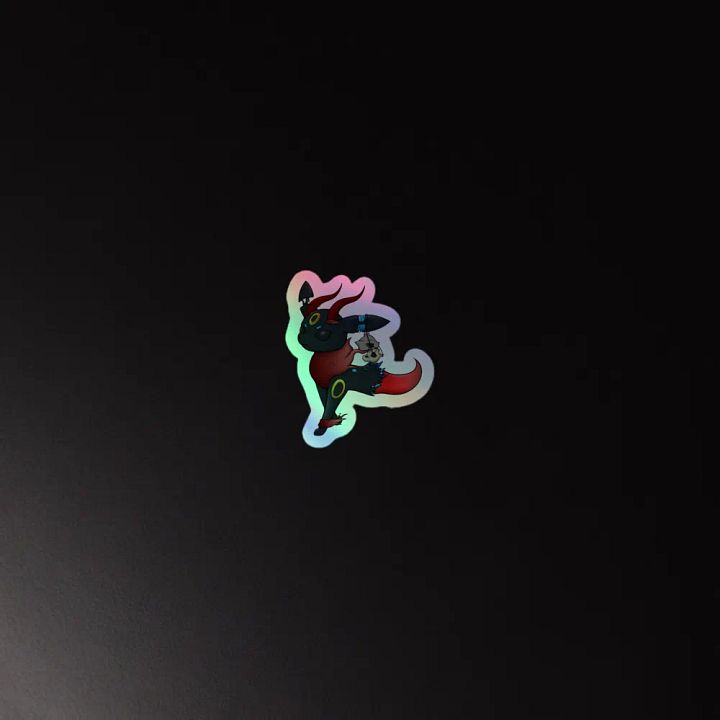 Mythical Fox Pirate Holographic Sticker product image (4)