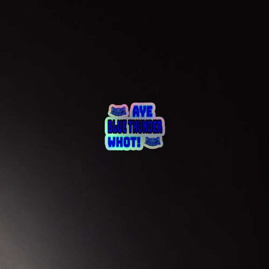 Blue Thunder Holographic Sticker Set product image (4)