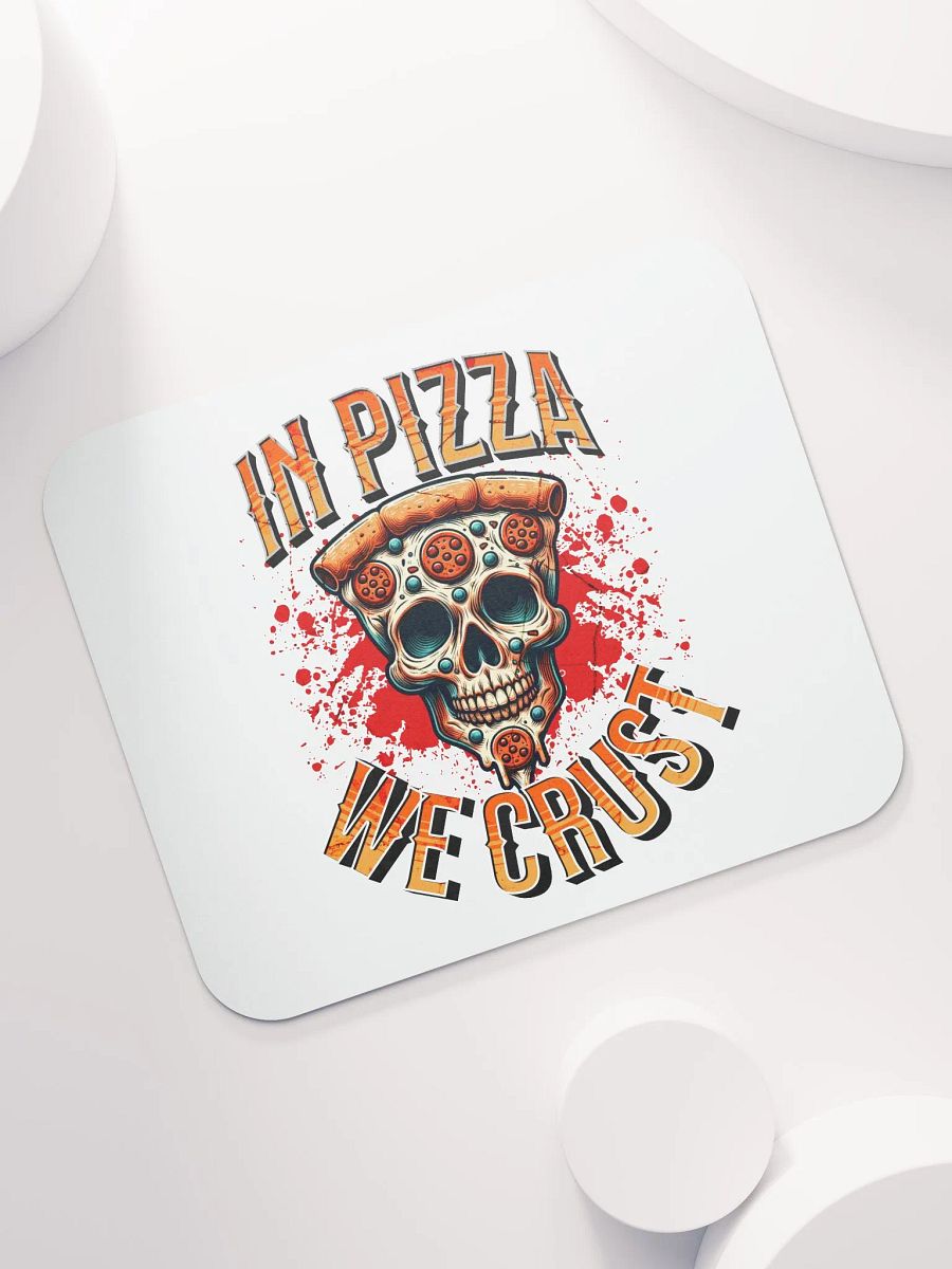 In Pizza We Crust Skull Mouse Pad product image (5)