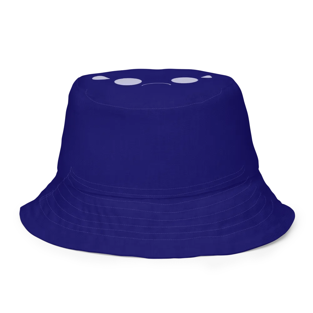 Secret Bob Nova Tin Foil Hat- Reversible All Over print gray and foil print bucket hat product image (10)