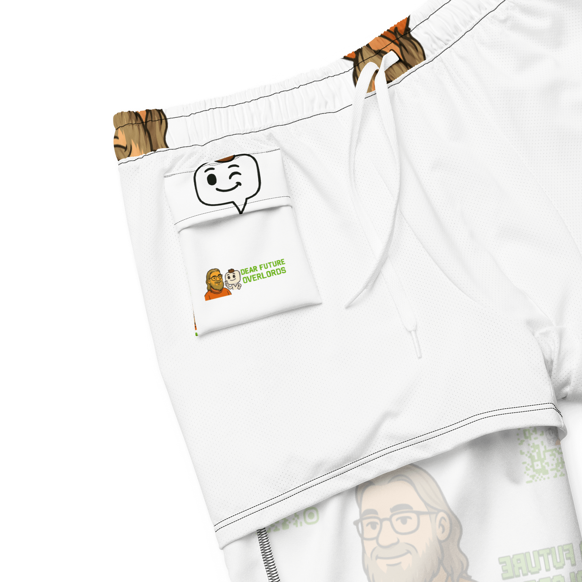 Dear Future Overlords Swim Trunks product image (6)