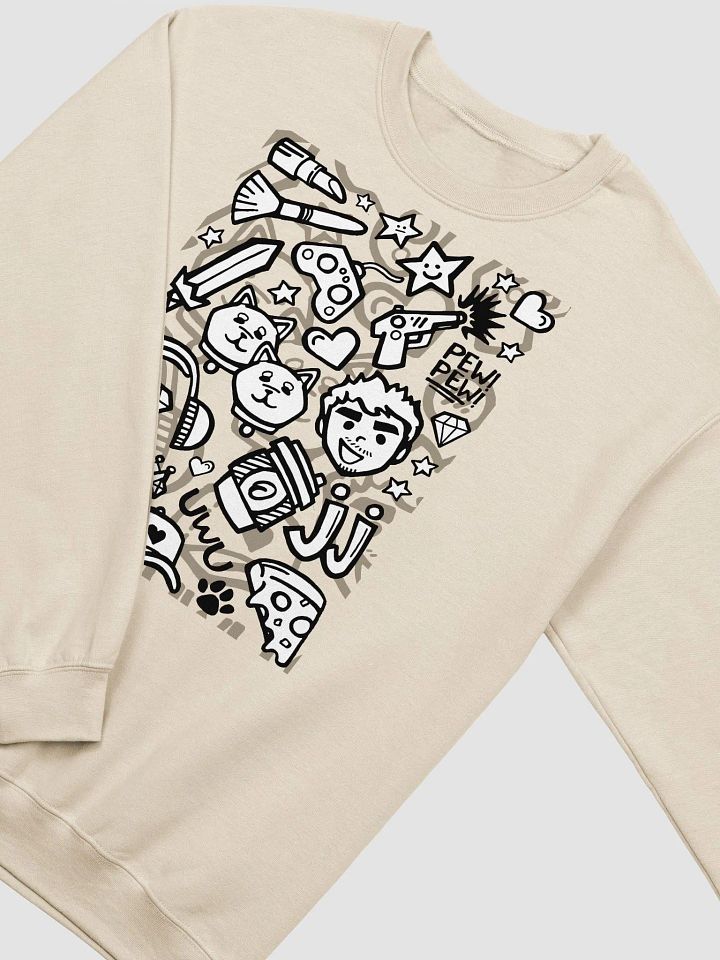 J-Doodle Sweatshirt (Sand) product image (1)