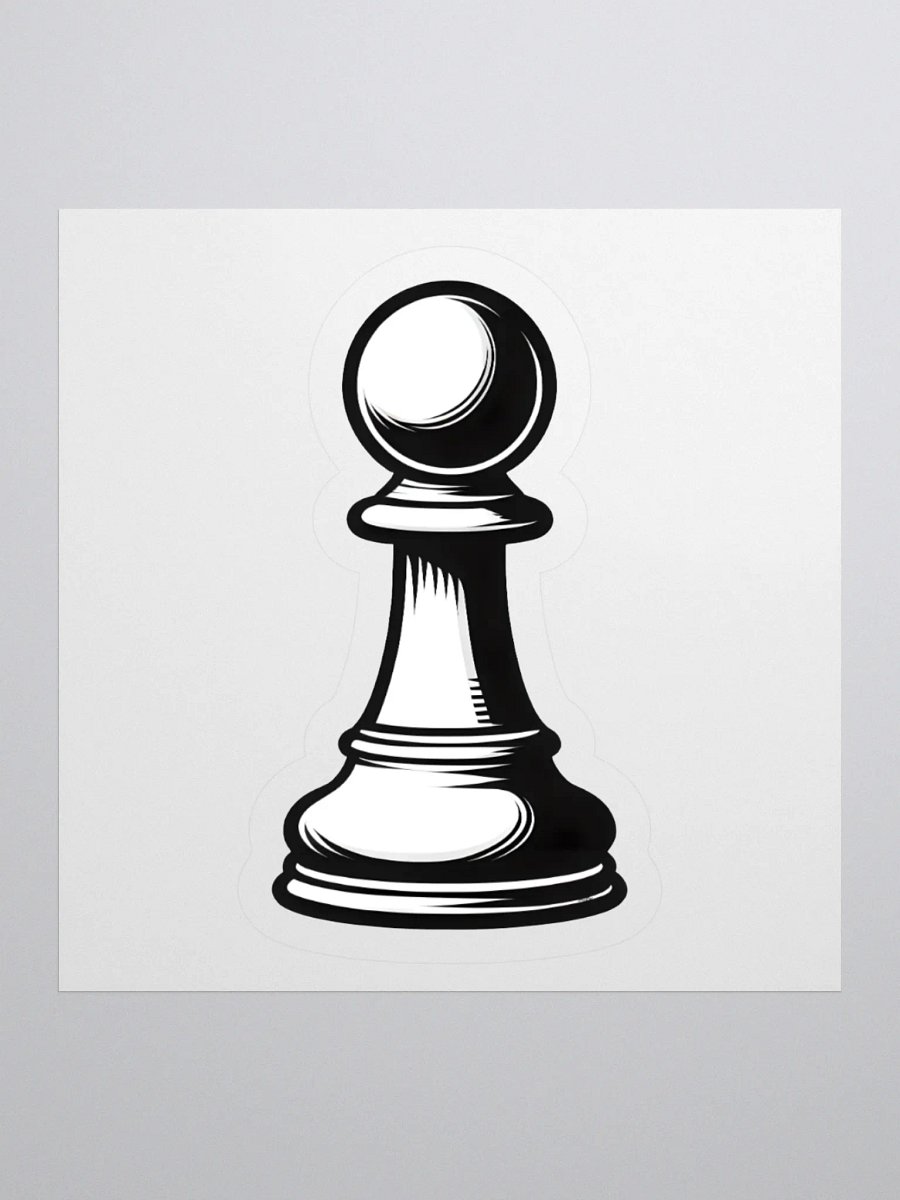 Classic Chess Pawn Piece sticker product image (1)