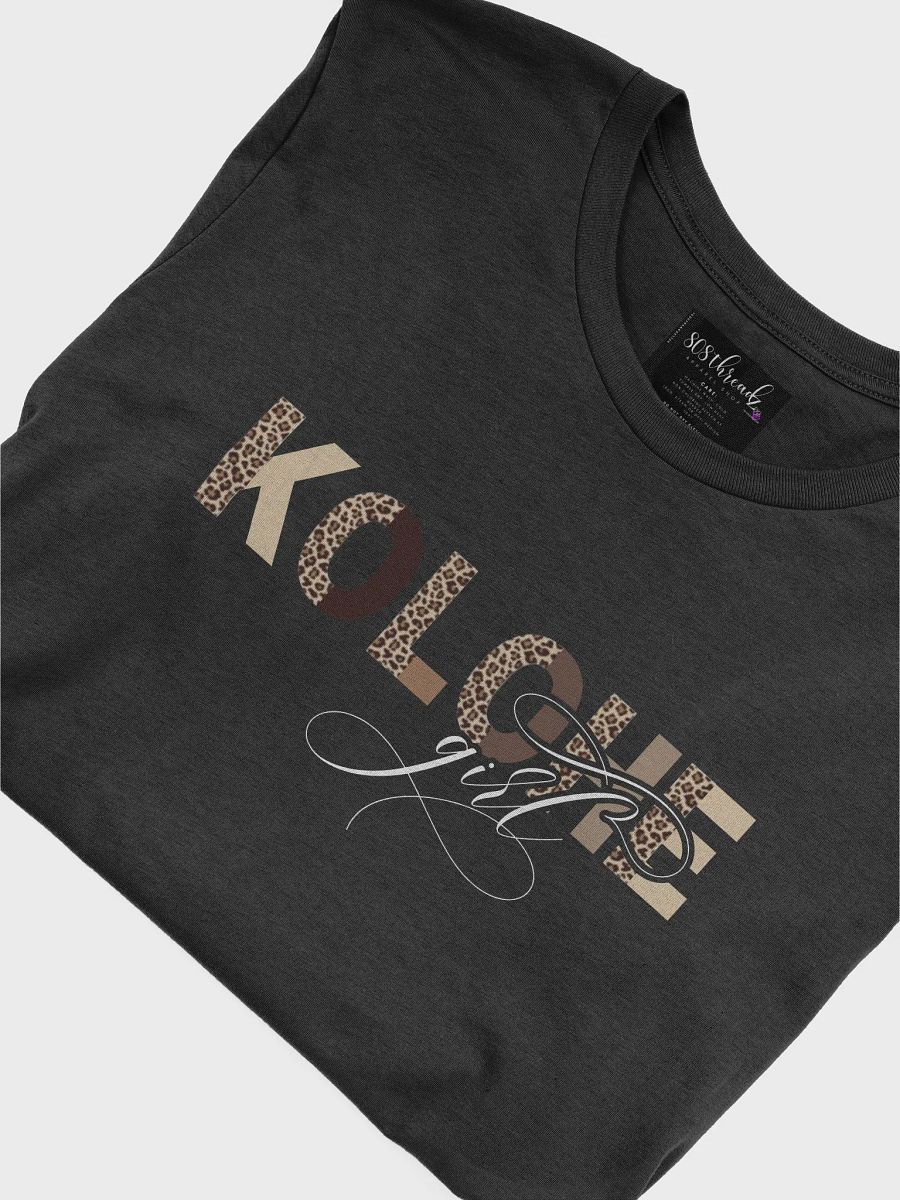 Kolohe Girl T-Shirt; White with Original Cheetah Pattern product image (1)