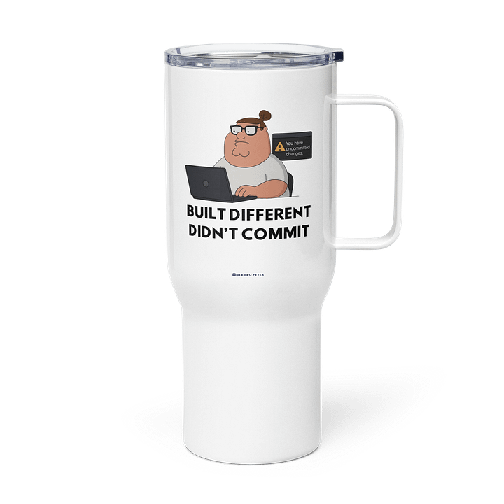 “Didn’t Commit” Travel Mug product image (1)