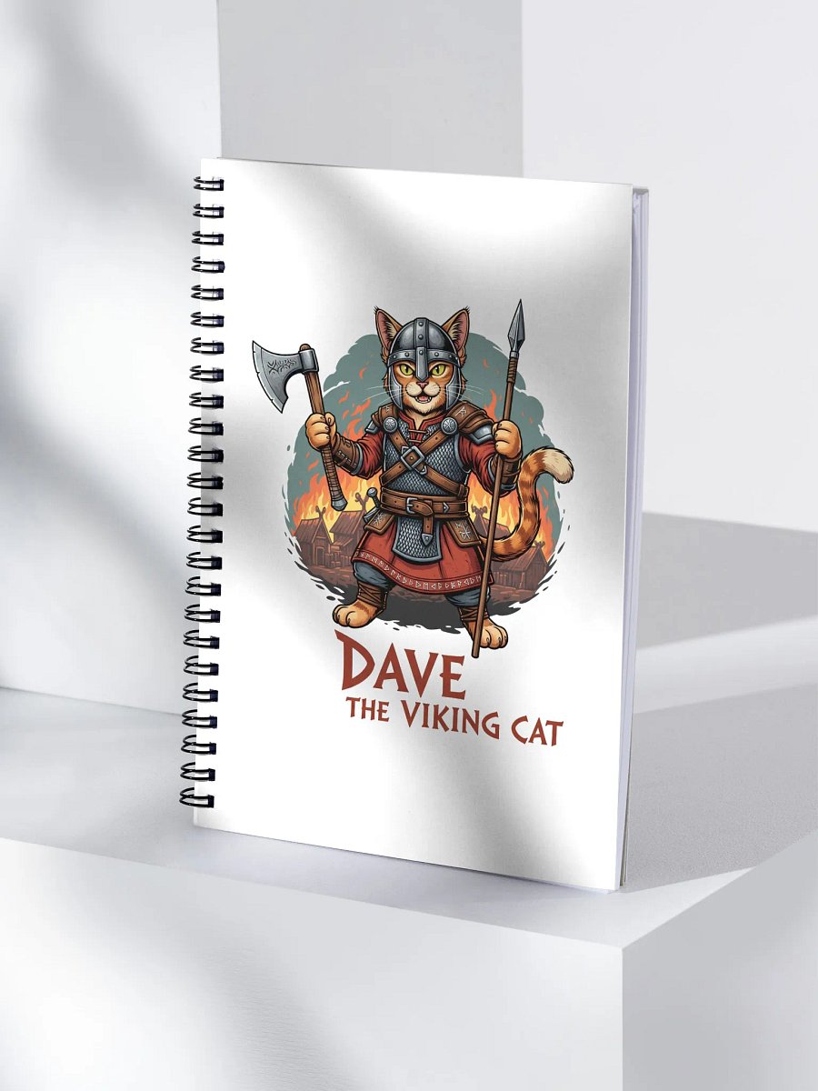 Dave The Viking Cat Notebook product image (4)