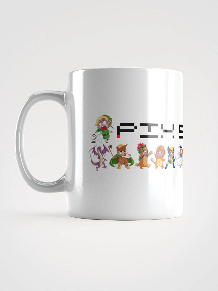 Pix Stitch Character White Glossy Mug product image (1)