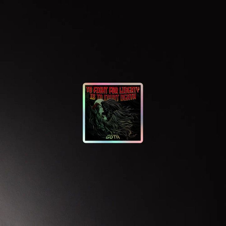 Courting Death Holographic Sticker product image (4)