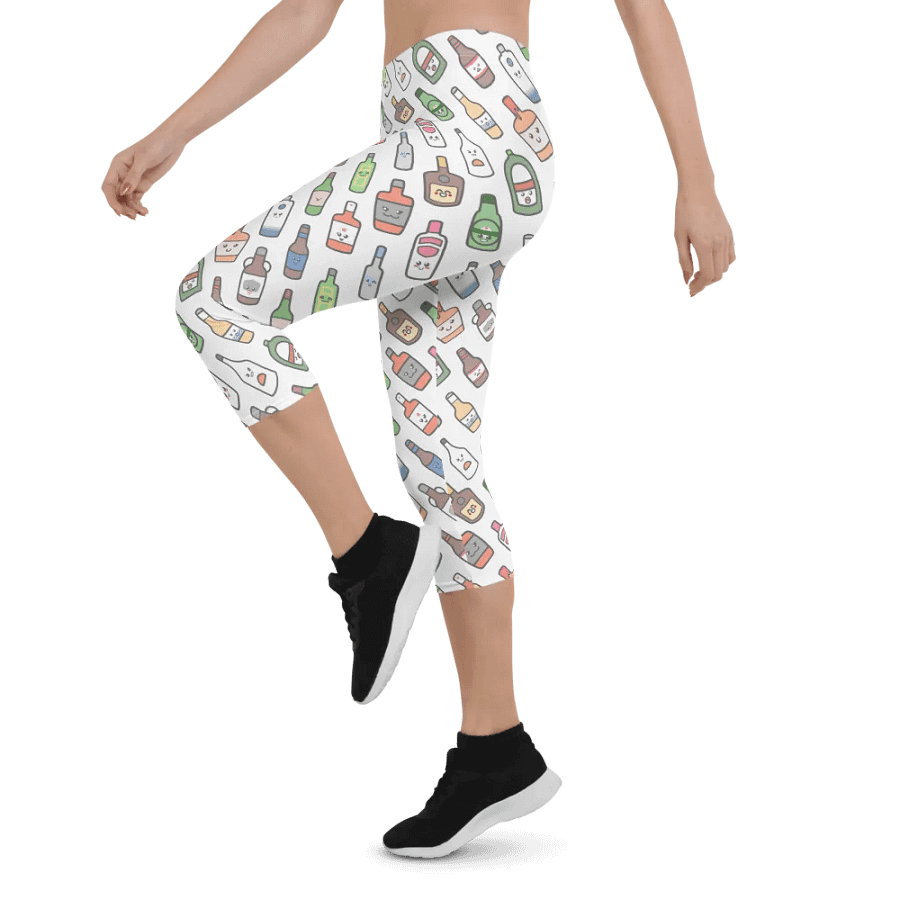 Kawaii Bottles Crop Leggings product image (4)