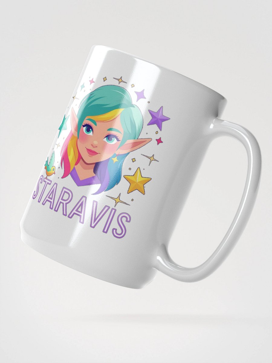Happy Star Heart Mug 15 oz product image (2)